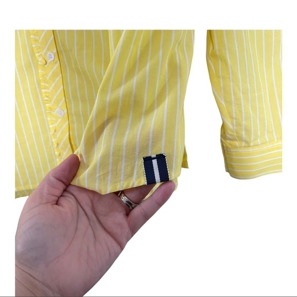 Court & Rowe yellow striped long sleeve top - Picture 5 of 6